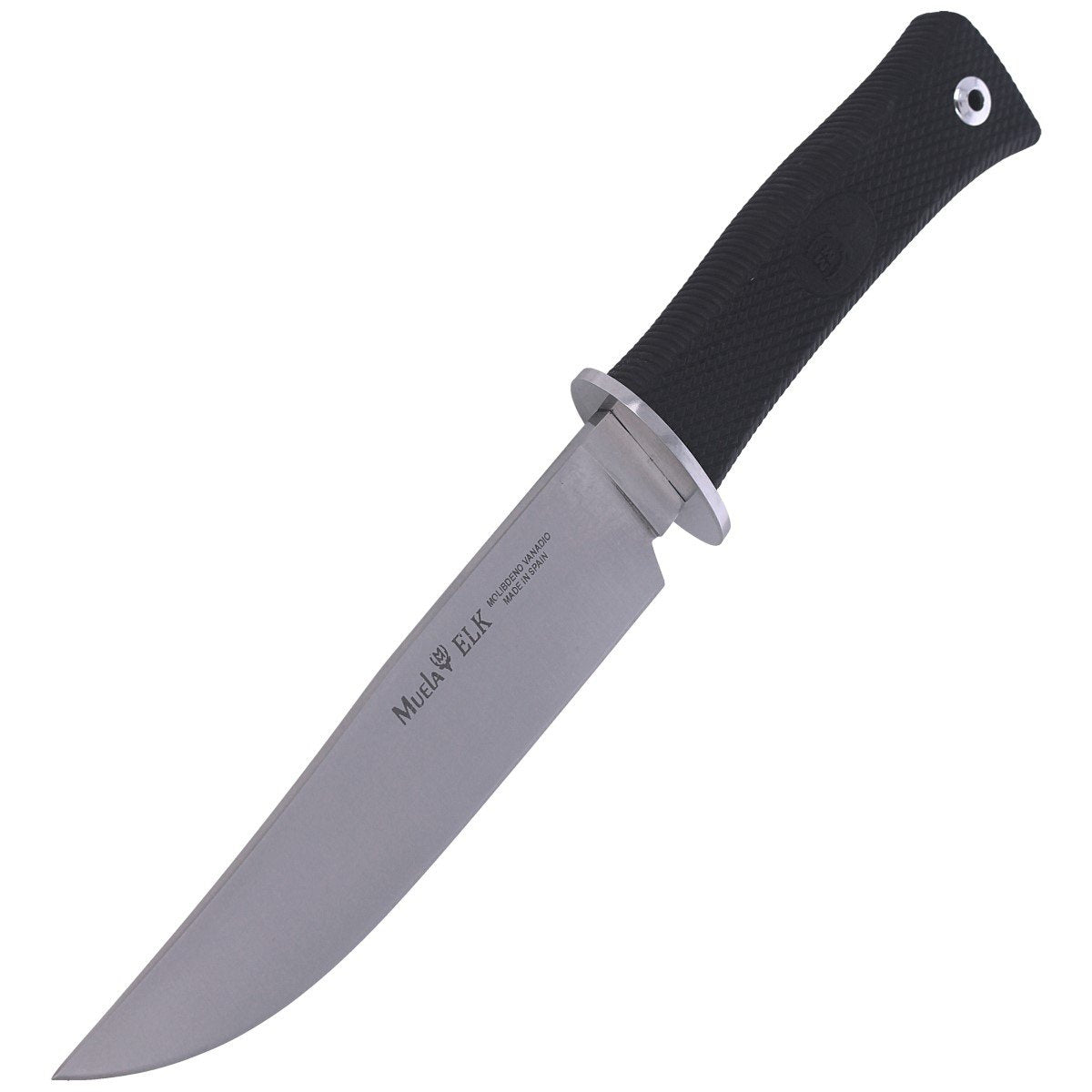 Nóż Muela ELK-14G Black Rubber, Satin X50CrMoV15