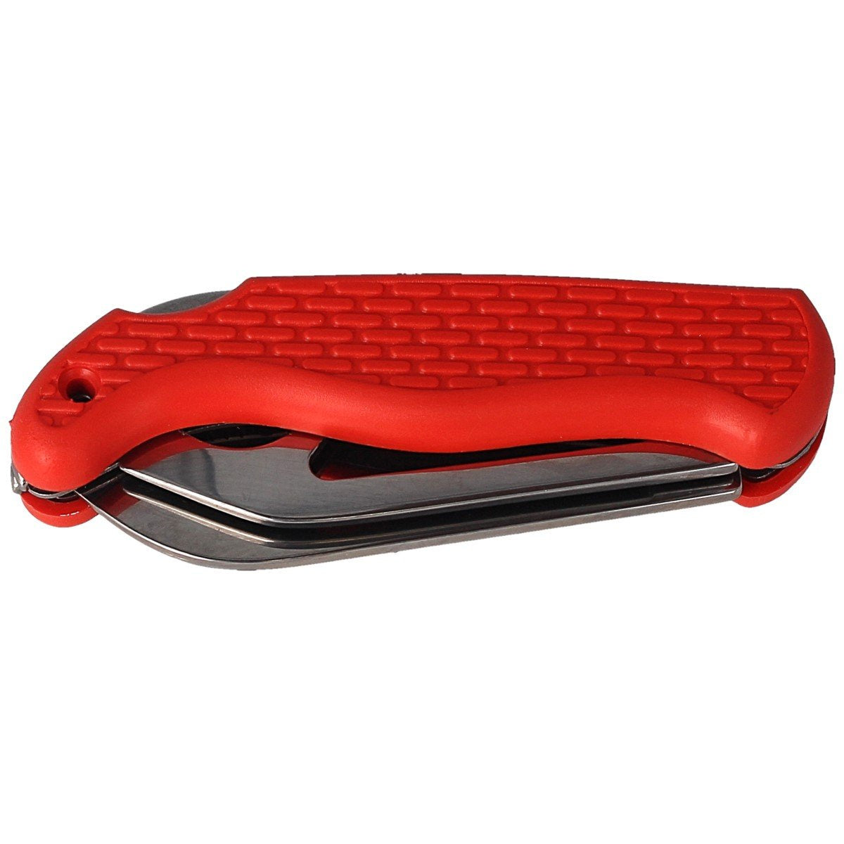 Nóż składany żeglarski MAC Coltellerie Boat 2 Red PP/TPE, Satin W 1.4034 (MC BOT2.R)