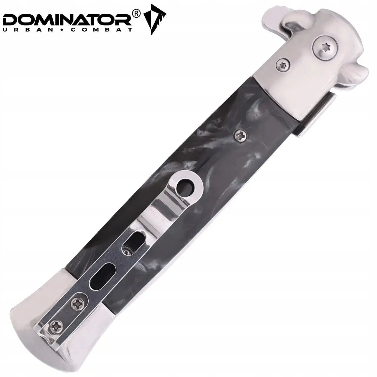 Dominator Nóż składany Sycylijka Czarny Black Pearl Sztylet