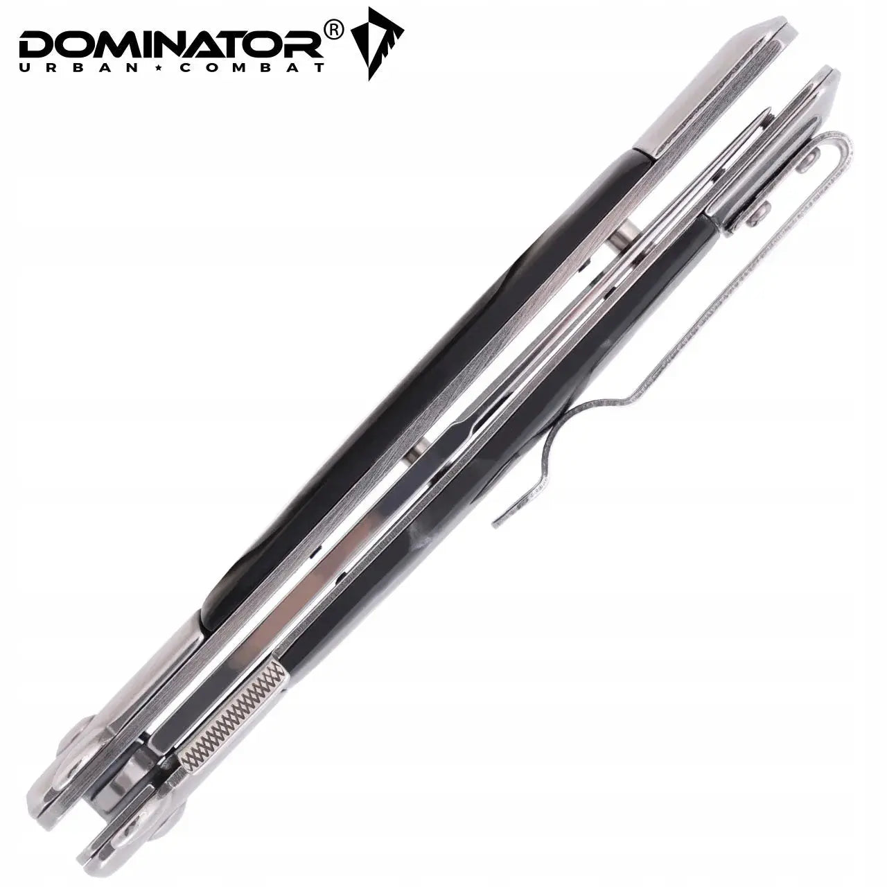 Dominator Nóż składany Sycylijka Czarny Black Pearl Sztylet