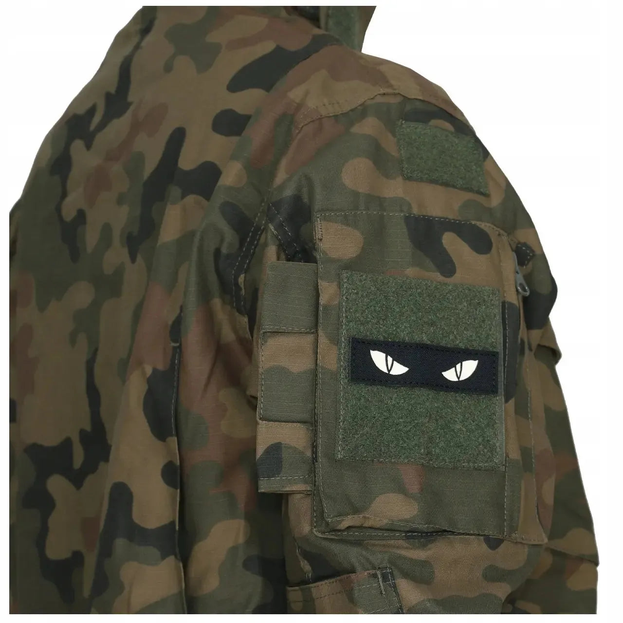 Naszywka Morale Patch Cat Eyes Czarna fluorescencyjna