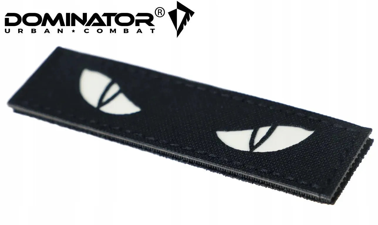 Naszywka Morale Patch Cat Eyes Czarna fluorescencyjna