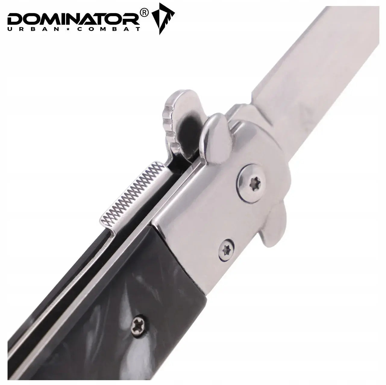 Dominator Nóż składany Sycylijka Czarny Black Pearl Sztylet