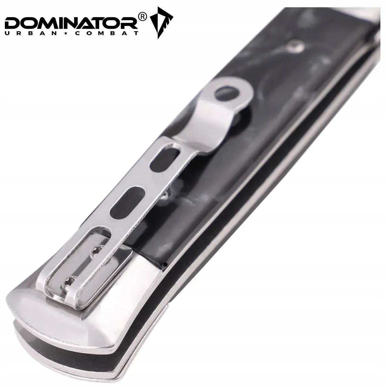 Dominator Nóż składany Sycylijka Czarny Black Pearl Sztylet