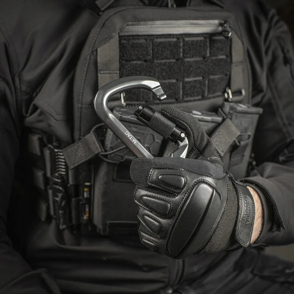 M-tac karabinek 10 cm z sprzęgającym key lock Bk