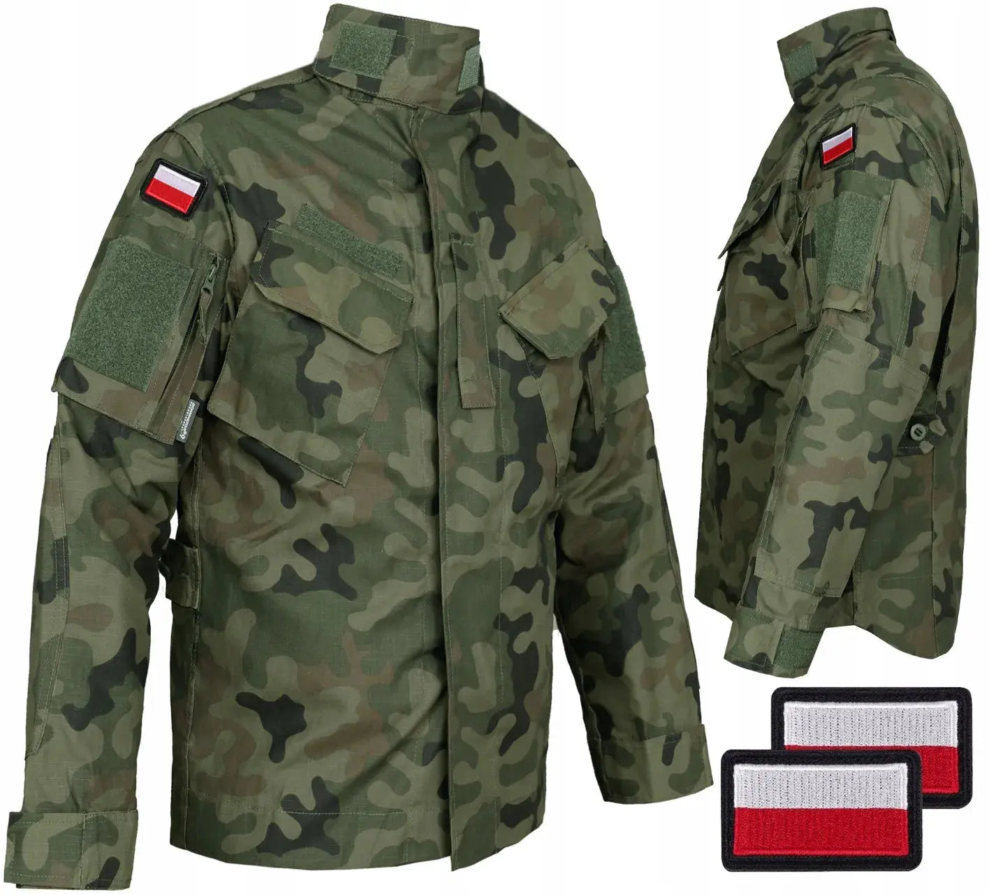 Bluza Wojskowa Mundurowa Letnia WZ10MK2 SUMMER WZ.93 - S + 2 FLAGI