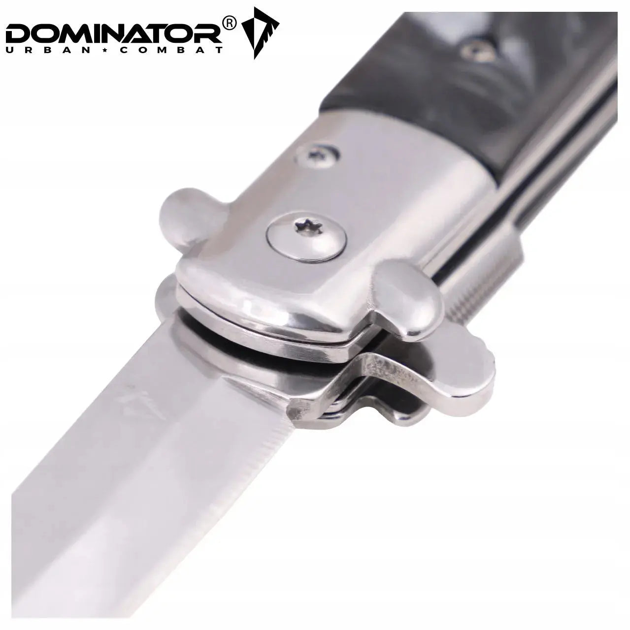 Dominator Nóż składany Sycylijka Czarny Black Pearl Sztylet