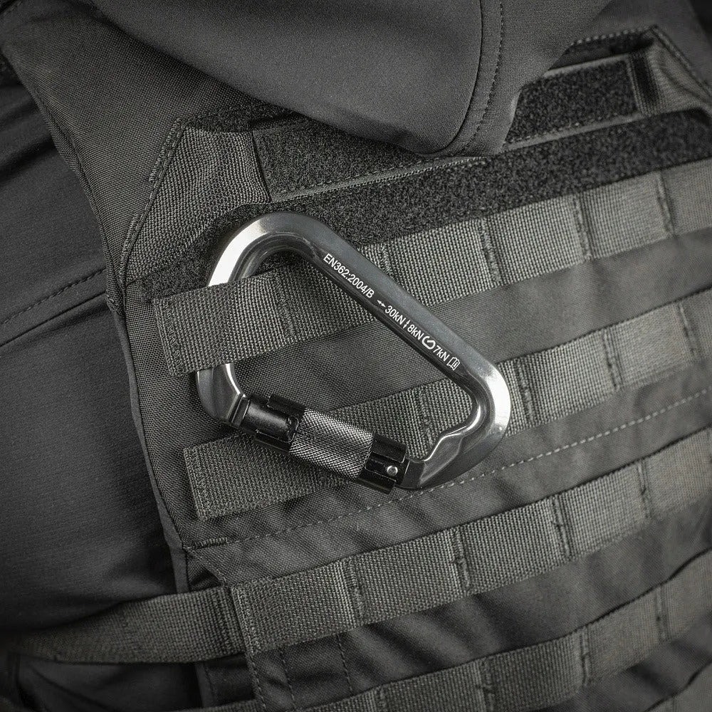 M-tac karabinek 10 cm z sprzęgającym key lock Bk