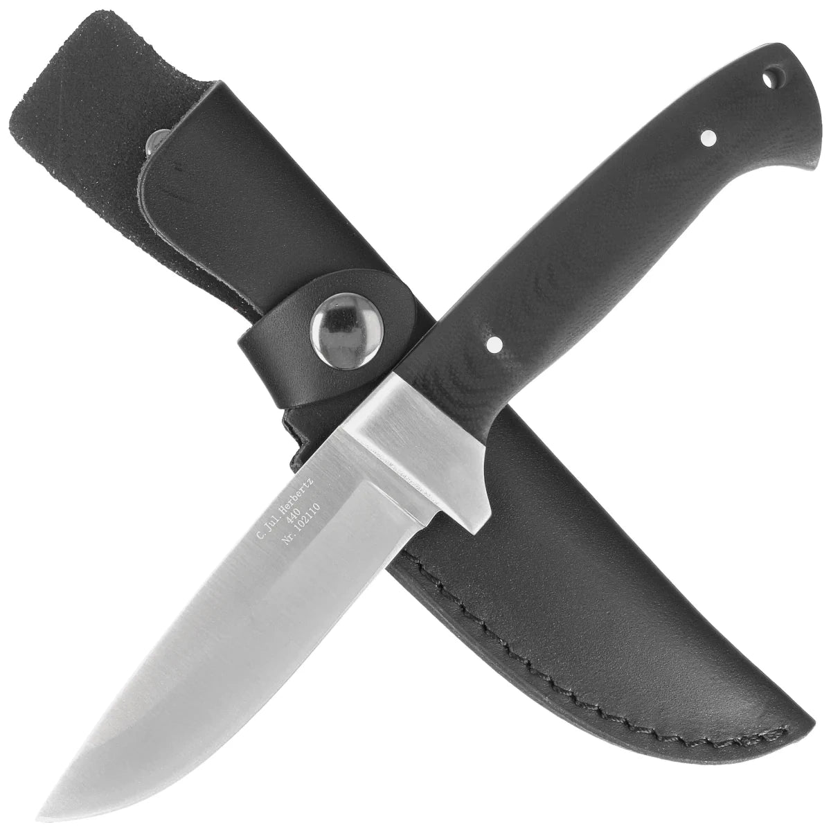 Nóż Herbertz CJH Black Micarta, Satin 440A (102110) Herbertz GmbH