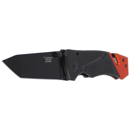 Nóż ratowniczy Herbertz CJH Black/Red Aluminium, Epoxy Coated 420 (203911)