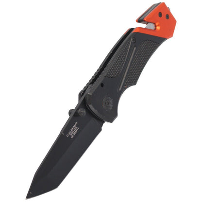 Nóż ratowniczy Herbertz CJH Black/Red Aluminium, Epoxy Coated 420 (203911)