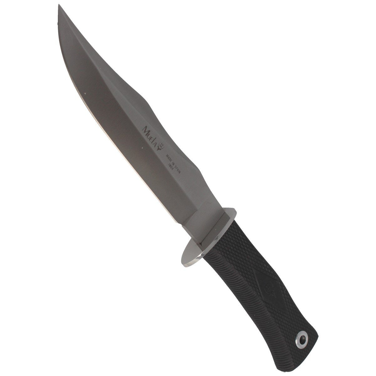 Nóż Muela 21733-G Black Rubber, Satin X50CrMoV15