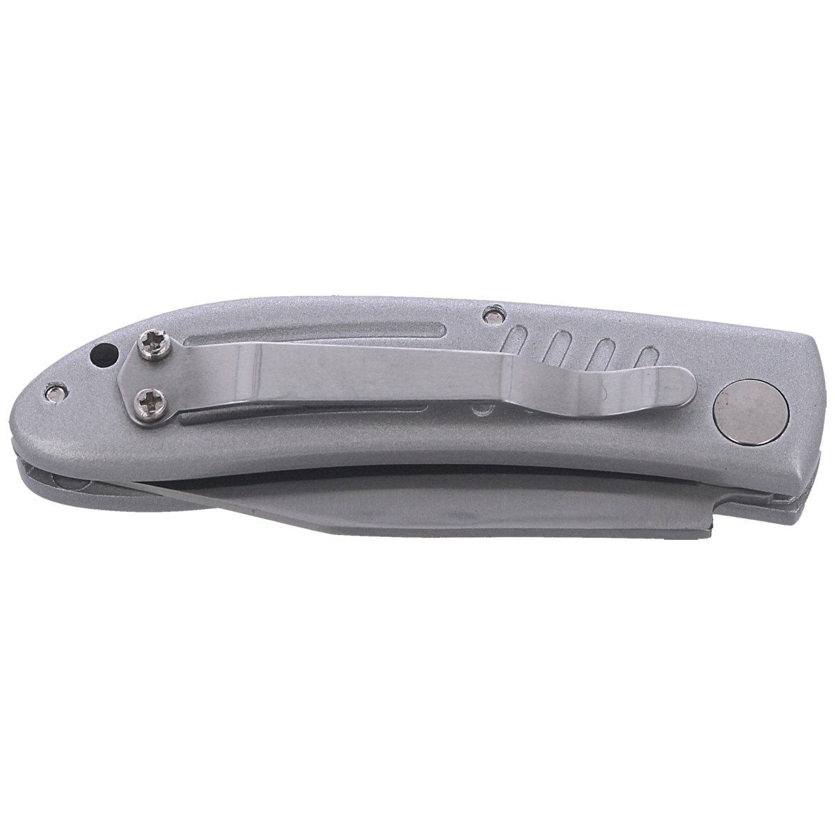 Nóż automatyczny Everts Solingen Predator Grey Aluminium, Satin AISI 420C (501905)