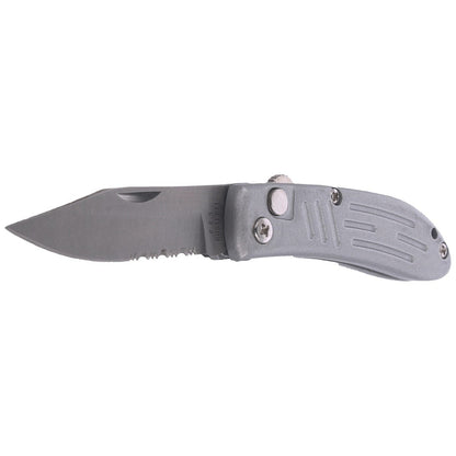Nóż automatyczny Everts Solingen Predator Grey Aluminium, Satin AISI 420C (501905)