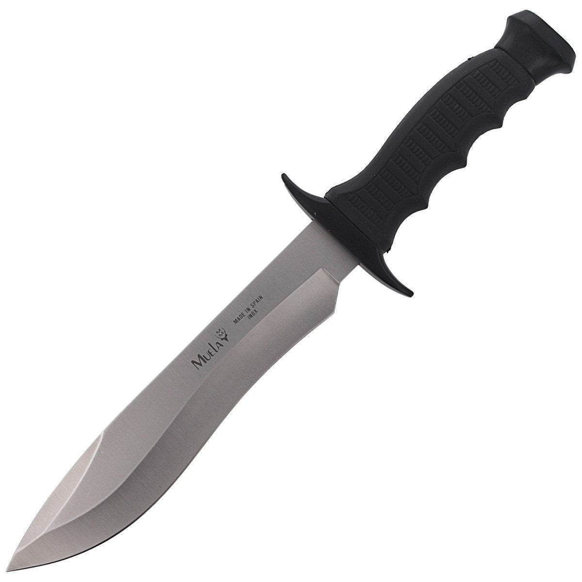 Nóż Muela 85-181 Black Rubber, Satin 420H
