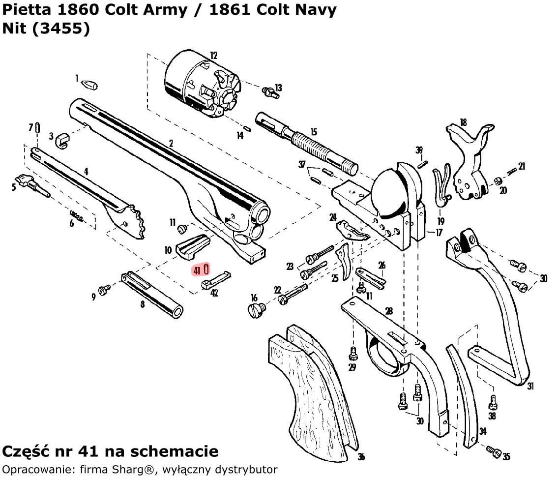 Nit Pietta 1851 Colt Navy (3455)