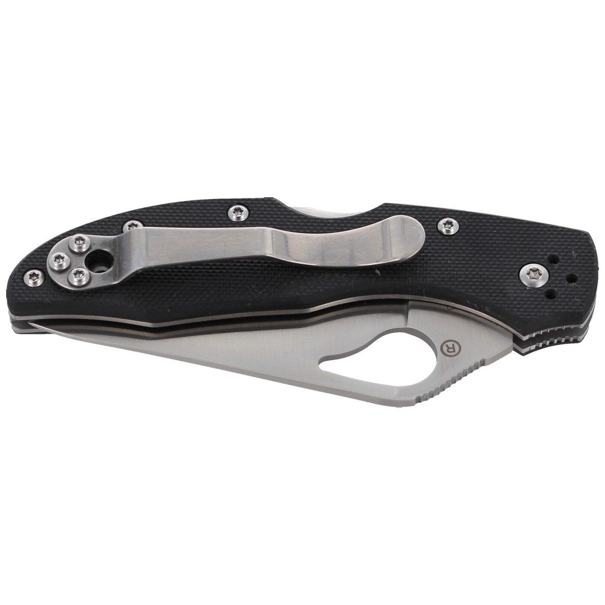 Nóż Spyderco Byrd Meadowlark 2 G-10 Black, Plain (BY04GP2)