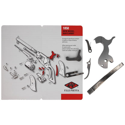 Zestaw naprawczy stainless Pietta 1858 Remington (AC077)
