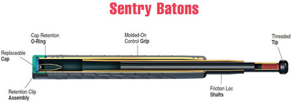 Pałka teleskopowa ASP Sentry 16'' Santoprene, Friction Loc (52200)