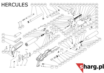 O-Ring 7.66*1.78 wiatrówka Hatsan AT44, Bullboss, Vectis, Predator, Nova, Galatian, FlashPup, Gladius, Hercules, Trophy, Airmax, BT65 (2608)