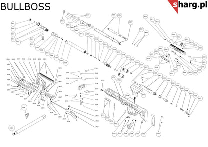 M3*12 zwalniacz magazynka do Hatsan AT44, Airmax, BT65, BullBoss, Gladius, Nova, Trophy (2612)