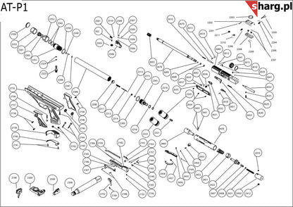 M3*12 zwalniacz magazynka do Hatsan AT44, Airmax, BT65, BullBoss, Gladius, Nova, Trophy (2612)