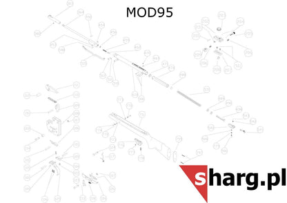 Śruba mocująca kabłąk przednia do Hatsan MOD 33-155, Dominator 200, Striker, Proxima (777)