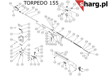 Śruba mocująca kabłąk przednia do Hatsan MOD 33-155, Dominator 200, Striker, Proxima (777)