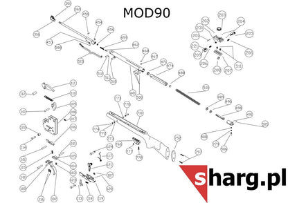 Osłona spustu do Hatsan MOD 80, 85, 90 (760)