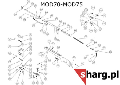 Sprężyna bezpiecznika spustu do wiatrówki Hatsan MOD 33-155, Dominator 200, Proxima (118)