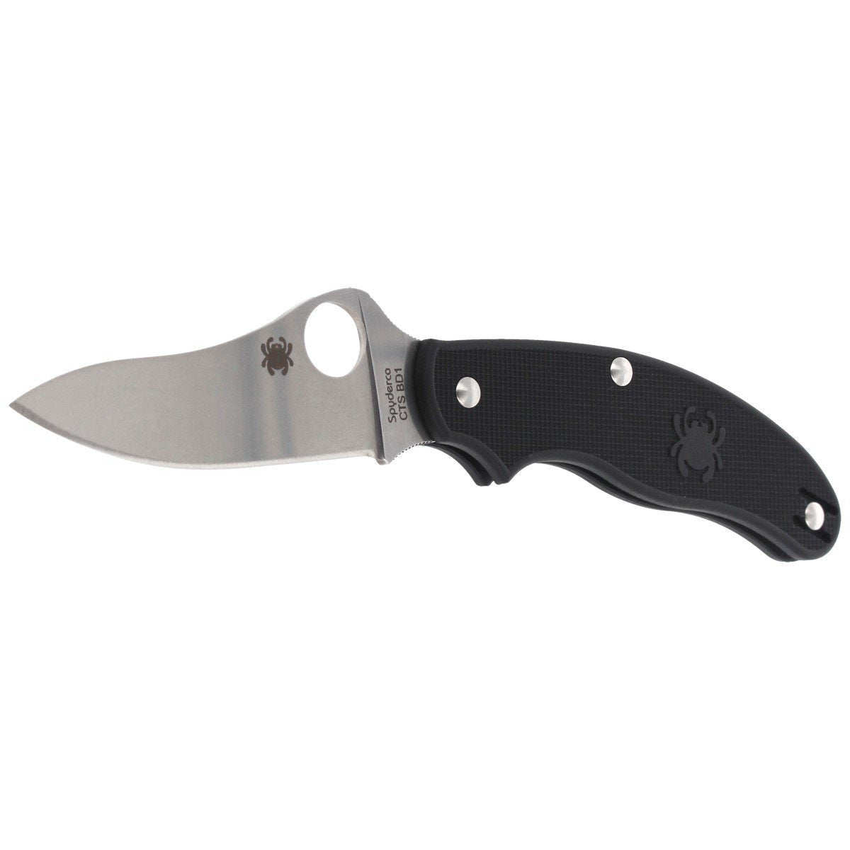 Nóż składany Spyderco UK Penknife Drop Point Black FRN, Satin CTS BD1N by Sal Glesser (C94PBK3)