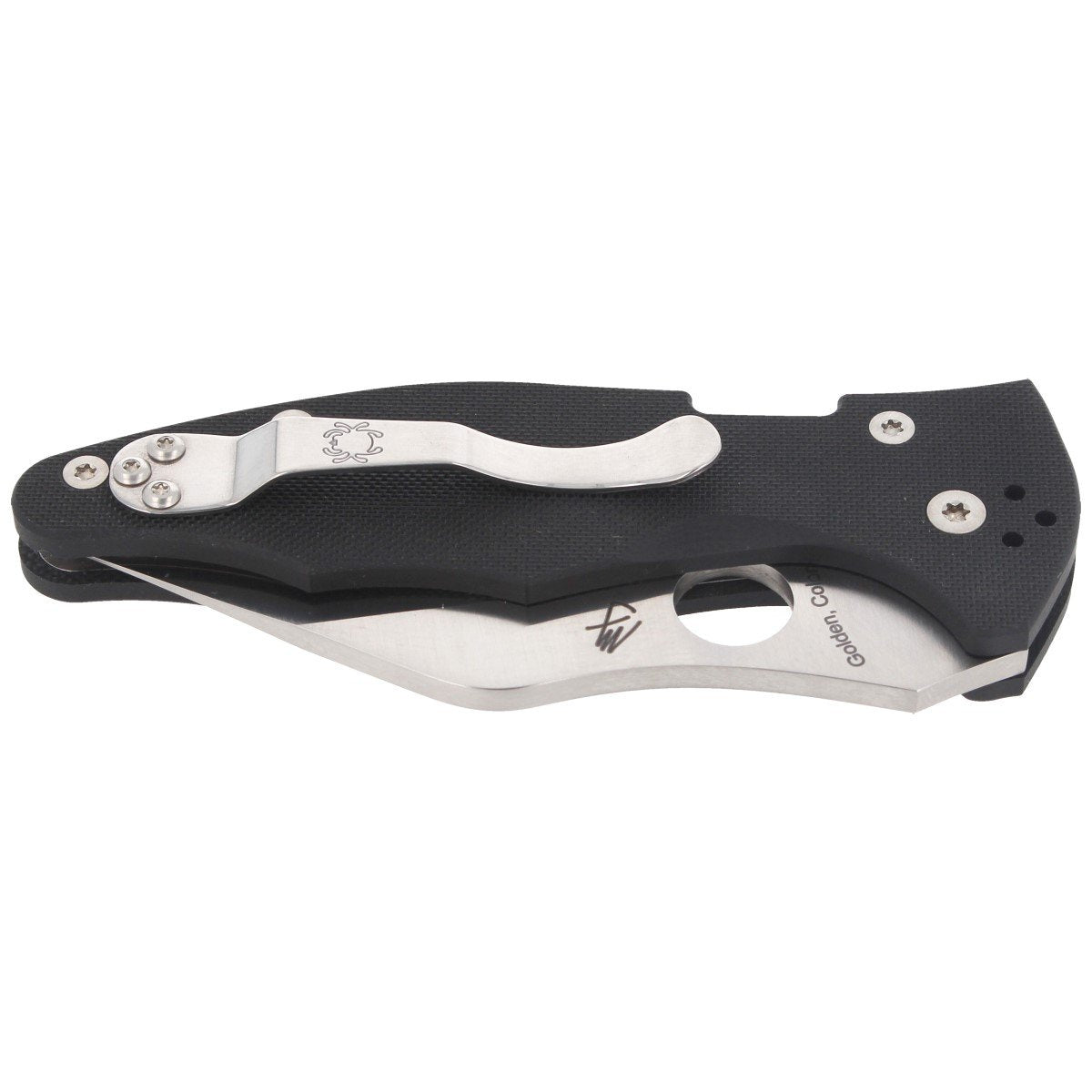 Nóż składany Spyderco Yojimbo 2 Black G10, Satin CPM S30V by Michael Janich (C85GP2)