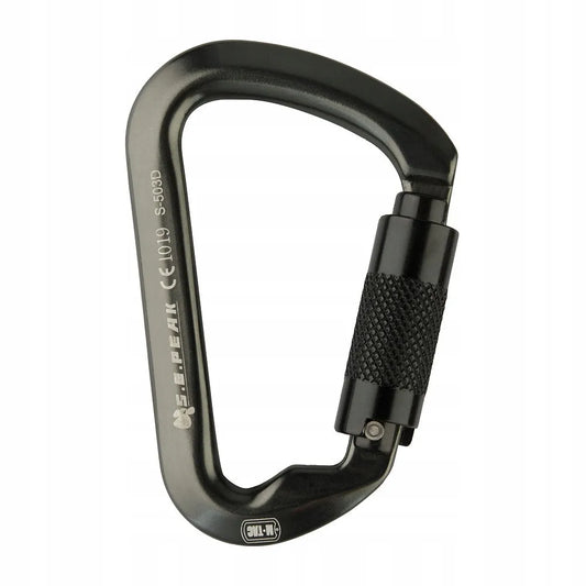 M-tac karabinek 10 cm z sprzęgającym key lock Bk
