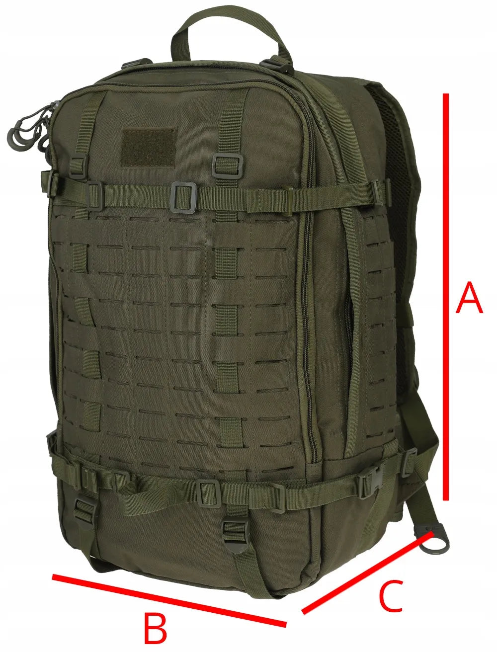 Dominator plecak WOJSKOWY Plecak Taktyczny DEFENDER Oliwkowy 45L