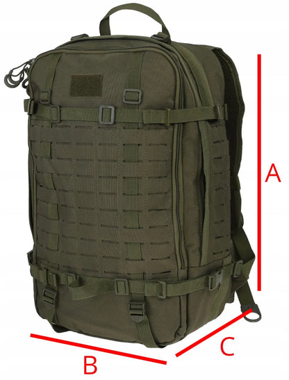 Dominator plecak WOJSKOWY Plecak Taktyczny DEFENDER Oliwkowy 45L