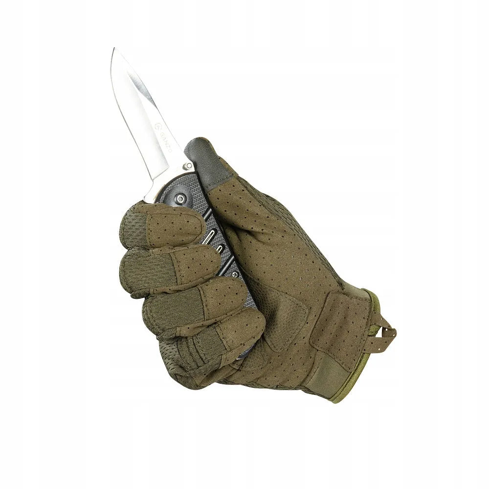 RĘKAWICE TAKTYCZNE WOJSKOWE OCHRONNE TOUCHSCREEN M-TAC A30 OLIVE L