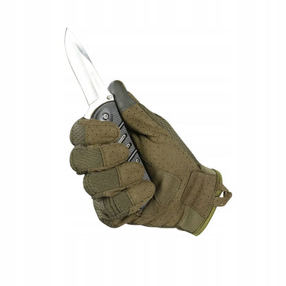 RĘKAWICE TAKTYCZNE WOJSKOWE OCHRONNE TOUCHSCREEN M-TAC A30 OLIVE L