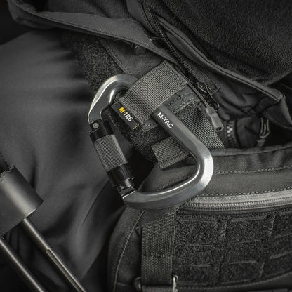 M-tac karabinek 10 cm z sprzęgającym key lock Bk