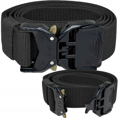 Pasek Texar czarny – outdoor, mundur, codzienny użytek