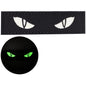 Naszywka Morale Patch Cat Eyes Czarna fluorescencyjna