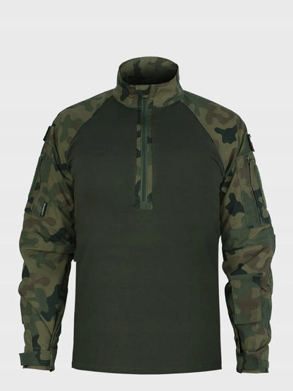 DOMINATOR BLUZA TAKTYCZNA WOJSKOWA COMBAT SHIRT KAMUFLAŻ MORO WZ.93 + FLAGI