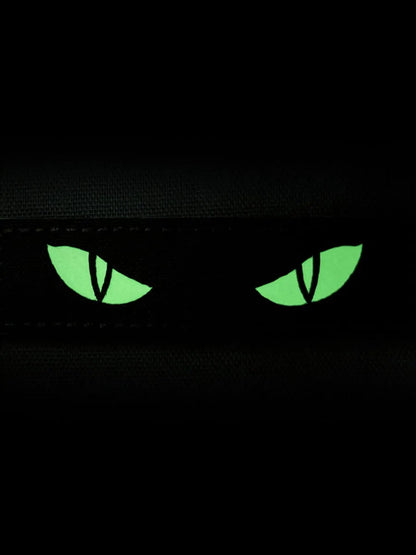Naszywka na rzep Dominator Cat Eyes fluorescencyjna Olive