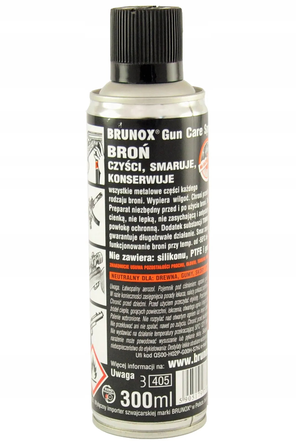 Olej do konserwacji Broni Brunox Gun Care Spray Szwajcarski 300ml
