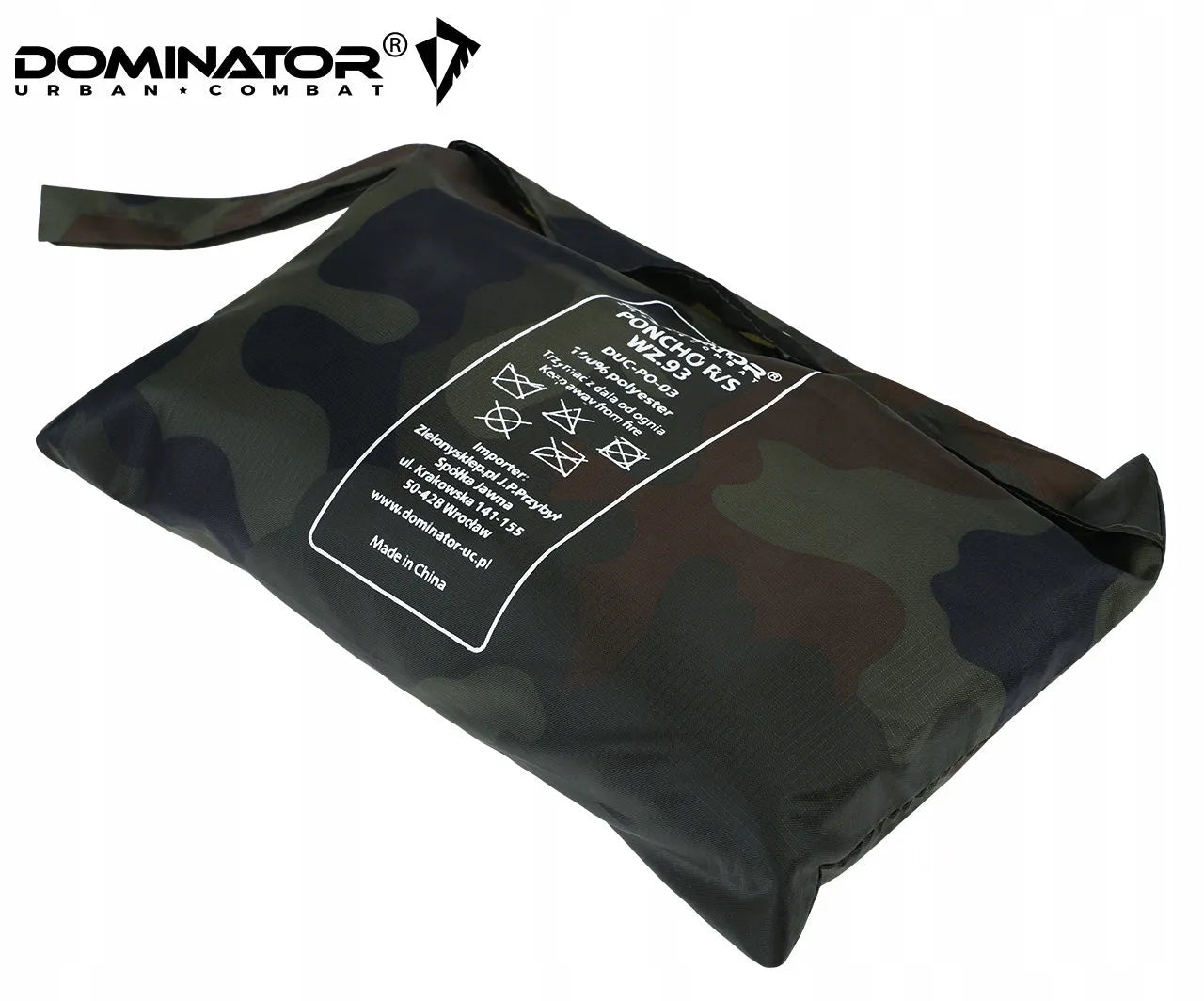 Poncho Dominator r. uniwersalny wielokolorowy