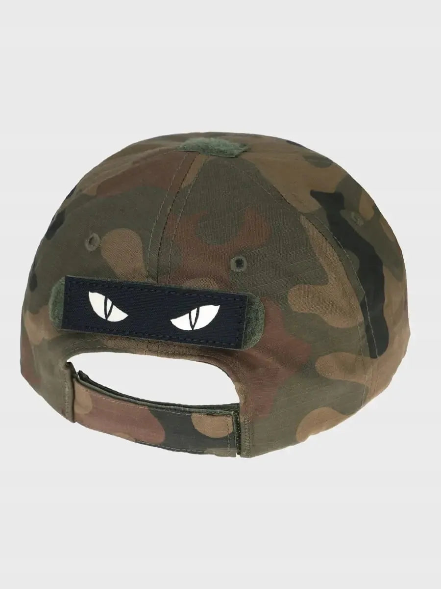 Naszywka Morale Patch Cat Eyes Czarna fluorescencyjna