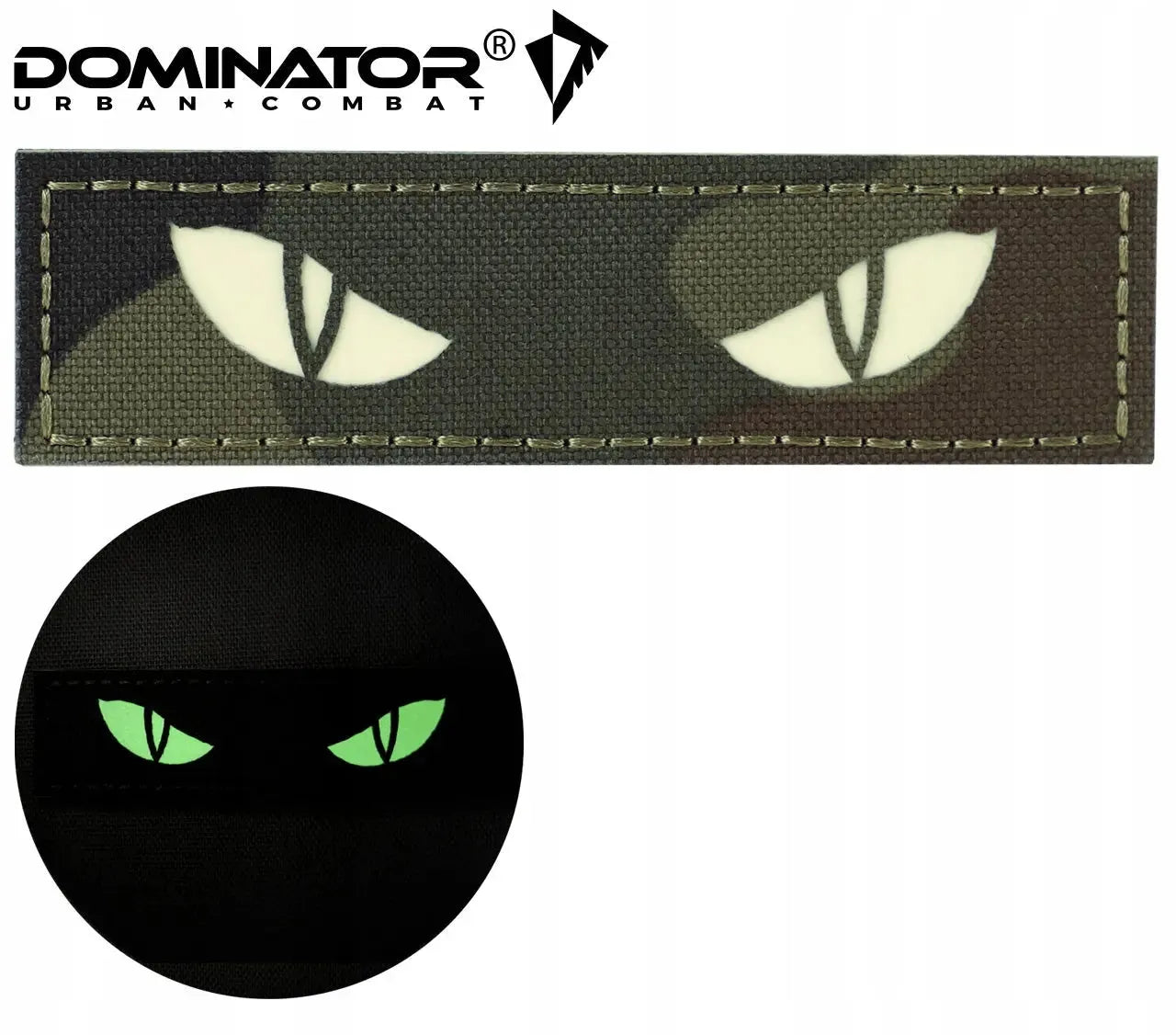 DOMINATOR Naszywka Morale Patch Cat Eyes WZ.93 fluorescencyjna