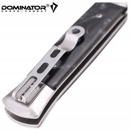 Dominator Nóż składany Sycylijka Czarny Black Pearl Sztylet