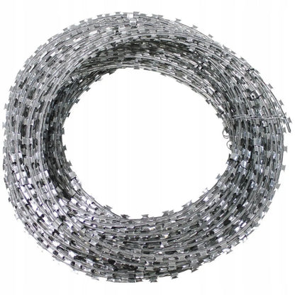 Drut kolczasty ocynkowany MFH 50 m x 30 mm