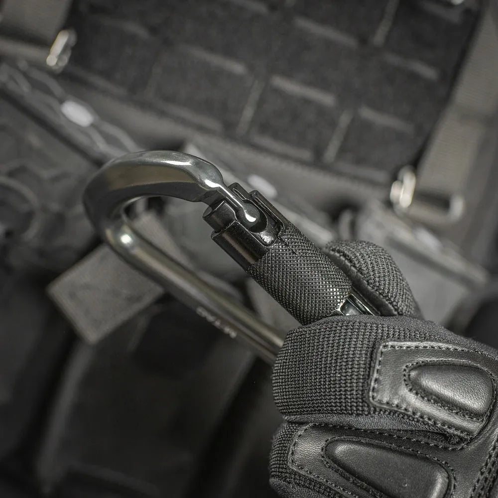 M-tac karabinek 10 cm z sprzęgającym key lock Bk