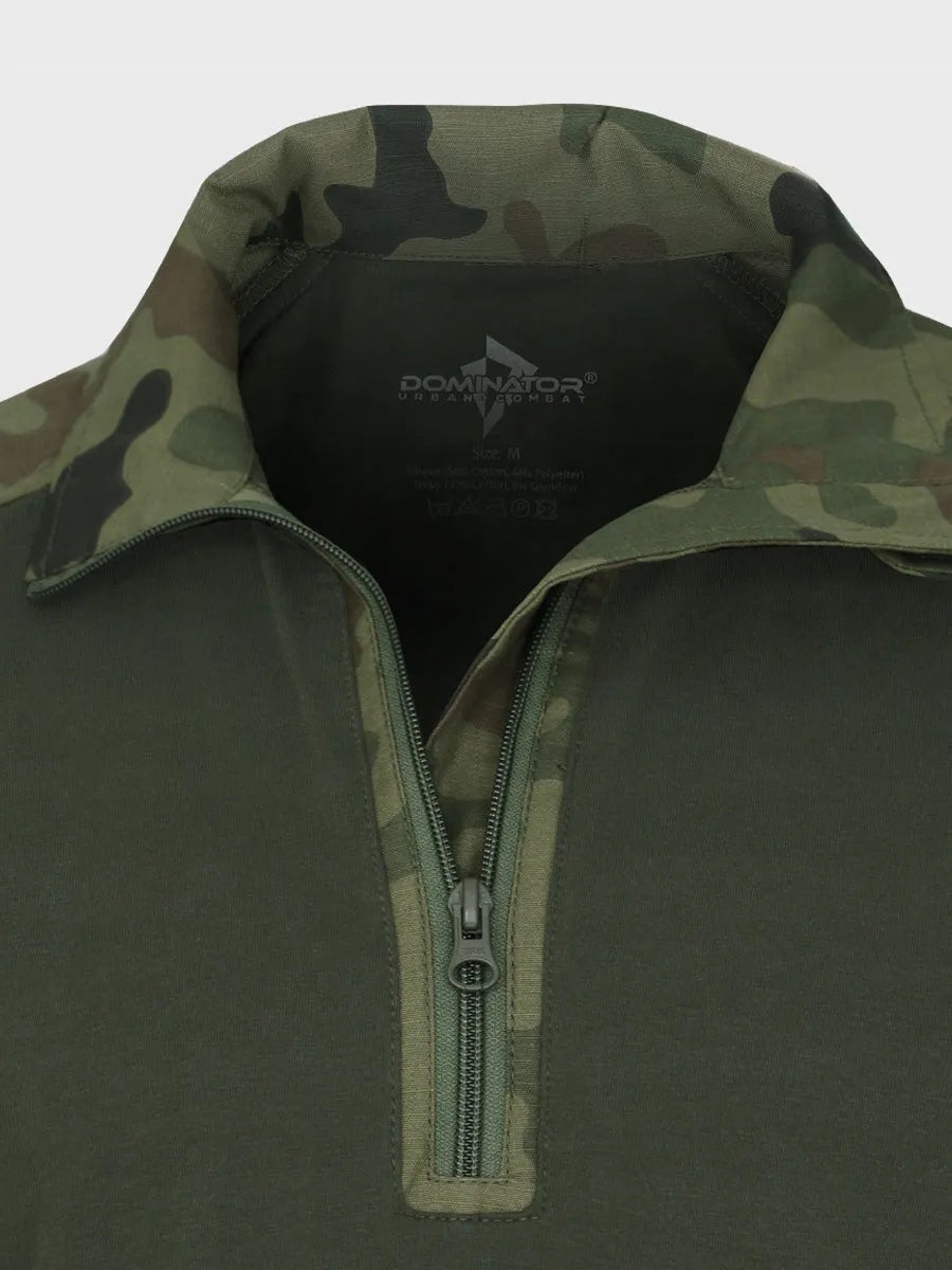 DOMINATOR BLUZA TAKTYCZNA WOJSKOWA COMBAT SHIRT KAMUFLAŻ MORO WZ.93 + FLAGI